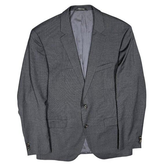Hugo Boss Then Grand Central Blazer Sport Coat Striped 42L - Picture 1 of 10